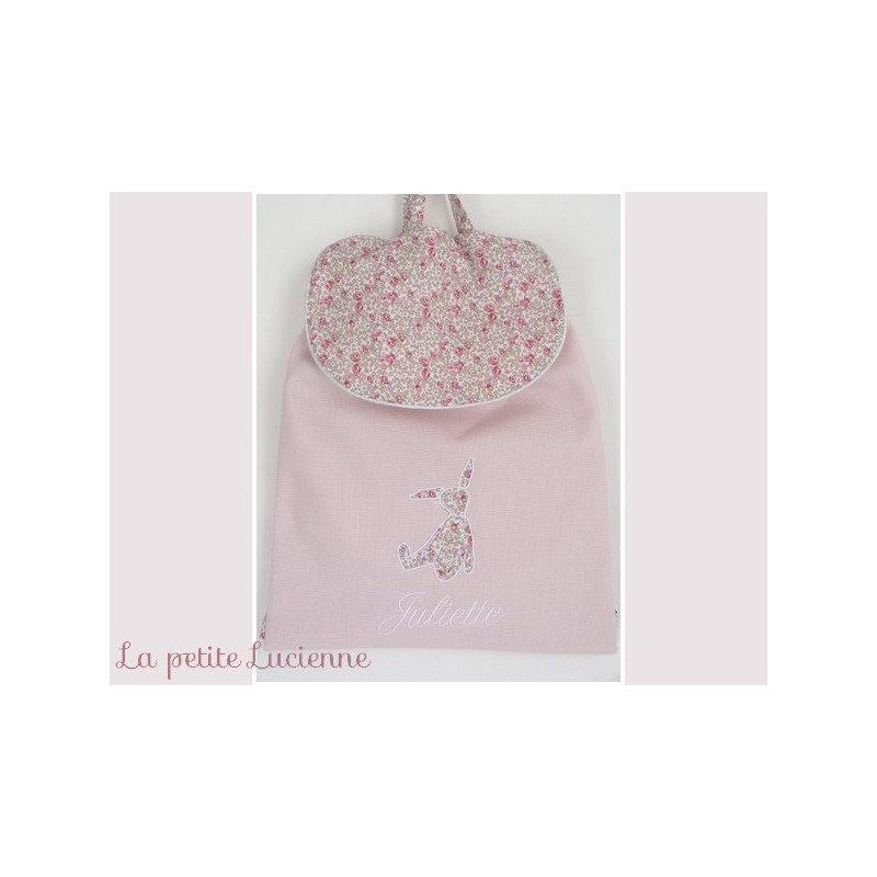 Sac à main fille personnalisé Liberty B rose, sac danse, piscine,  plage, cadeau sac fillette -  France