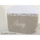 Trousse de toilette fille en liberty 