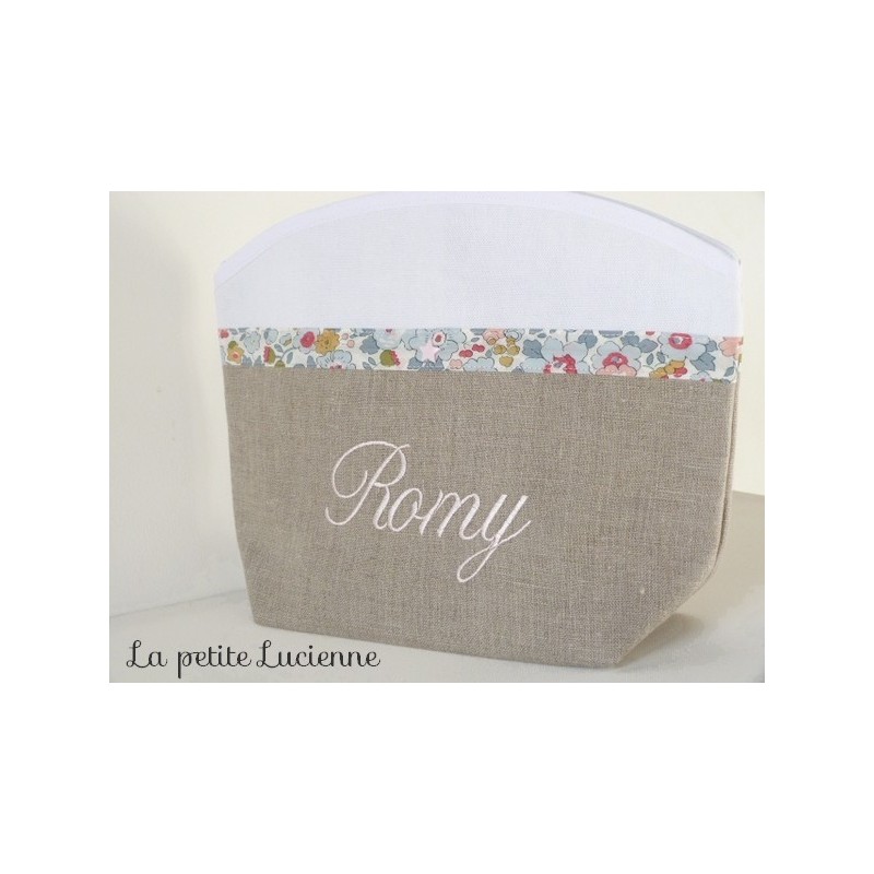 Trousse de toilette bébé fille Liberty Alice - Fabrication française