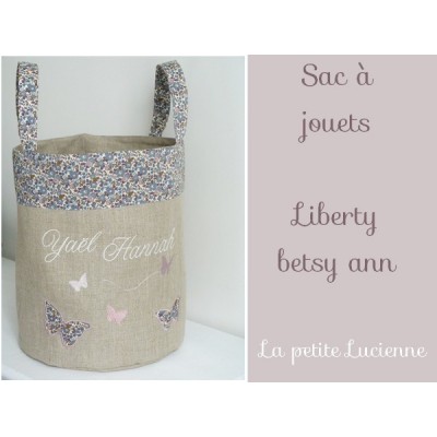 Sac à jouet enfant à personnaliser - Liberty betsy ann