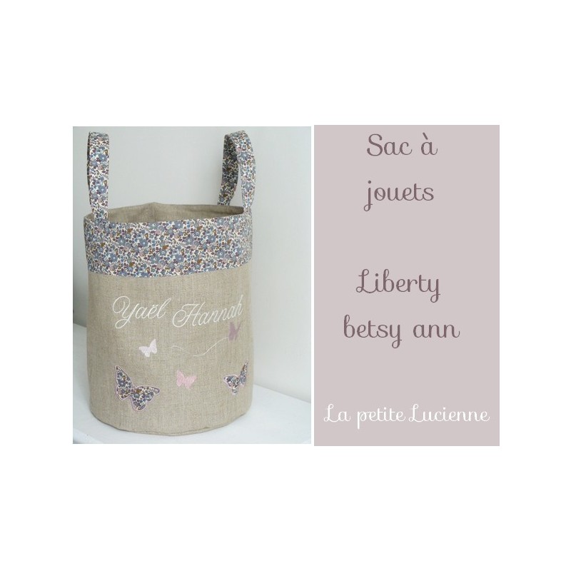 Sac à jouet enfant à personnaliser - Liberty b ann