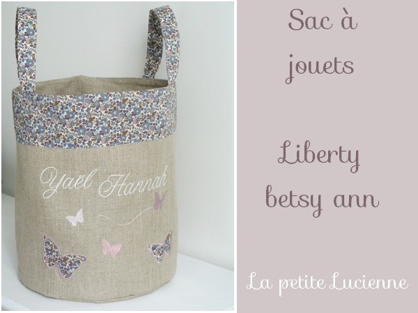 SAC A JOUETS ENFANT PERSONNALISE - SAC DE RANGEMENT CHAMBRE BEBE