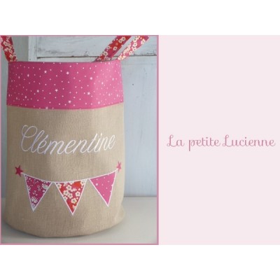 Sac de rangement, sac jouet personnalisable 