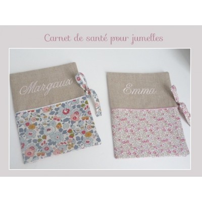 Cadeau pour Jumelles en liberty