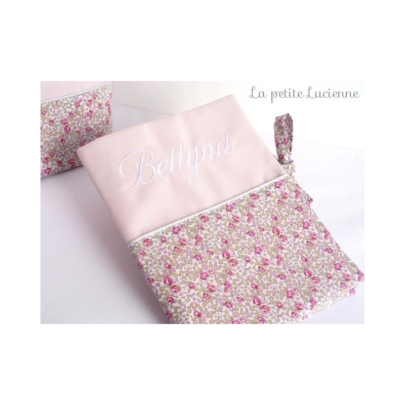 Protège carnet de santé personnalisé bébé fille personnalisé tissu liberty  au choix ,livret de famille carnet de santé prénom - Un grand marché