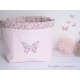 Panier de rangement en liberty Rose