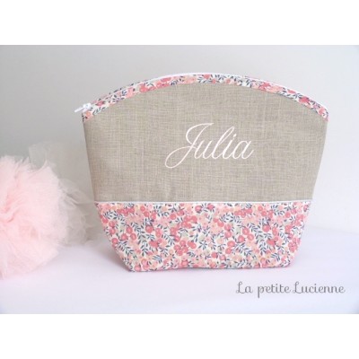 Trousse de toilette liberty Pois de senteur