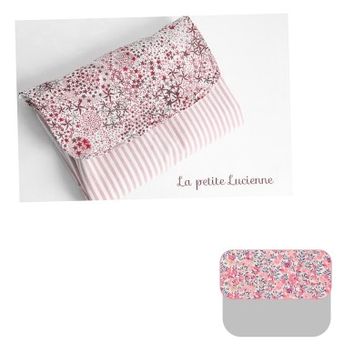 Tapis à langer nomade Liberty pois de senteur