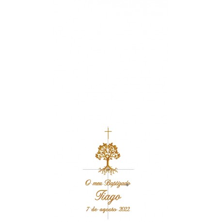 Baptême sur mesure Serviette TIAGO