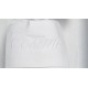 Pochon dragées: bande coton blanc brodé BLANC