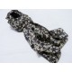 Foulard en liberty Misti Taupe gris