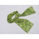 Foulard mini chèche en liberty Misti Vert